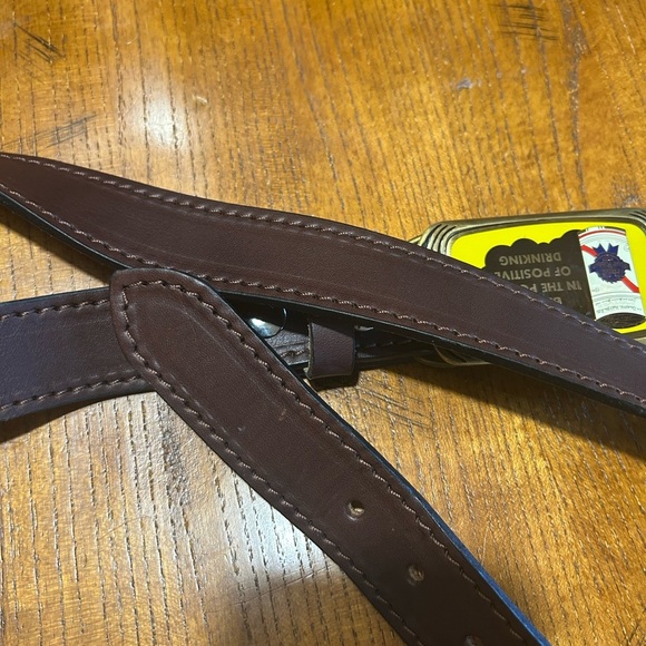 Vintage Pabst Brass Belt Buckle with Positive Drinking Message - Picture 7 of 9